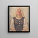 Girl in folk costume - Stefan Polkorb — framed artwork on a wall