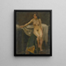 Study of Female Nude - Stefan Polkorb — framed artwork on a wall