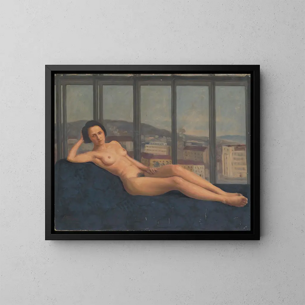Onbekend schilderij - Stefan Straka — ingelijst kunstwerk aan de muur