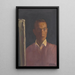 Self-portrait - Stefan Straka — framed artwork on a wall