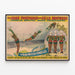 Vintage poster van het circus Adam Forepaugh en Sells Brothers - Turnkunstenaars en acrobaten — ingelijst kunstwerk aan de muur