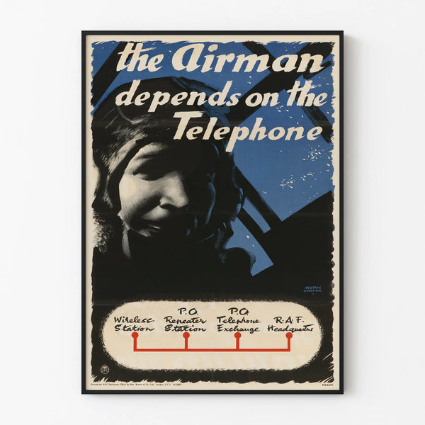 the-airman-depends-on-the-telephone