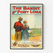 Vintage poster 'The Bandit of Point Loma' Amerikaanse western