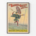 Vintage Poster Circus Barnum & Bailey - Japanese Acrobat on Wire