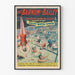 Vintage poster van het watercircus Barnum & Bailey