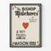 Vintage theaterposter The Bishop Misbehaves