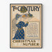 Vintage Poster The Century Christmas Number – Feestelijke Wanddecoratie