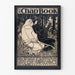 Art Nouveau Poster The Chap Book - Vintage black and white illustration