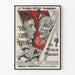 Vintage theaterposter The Chief Thing door Nicholas Evreinoff
