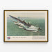 Vintage Sunderland Airplane Poster - Eyes of the Navy — framed artwork on a wall