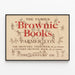 Vintage Poster Les Brownie Books van Palmer Cox — ingelijst kunstwerk aan de muur