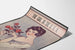 Vintage poster 'The Girl in the U.S.A.' illustration by Charlotte Bates