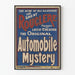 Vintage poster The Great Rouclere - Automobiel Mysterie