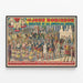 Vintage poster John Robinson Greatest of All American Shows — ingelijst kunstwerk aan de muur