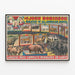 Vintage poster John Robinson Grande Ménagerie — ingelijst kunstwerk aan de muur