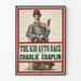 Vintage poster The Kid Auto Race met Charlie Chaplin
