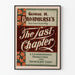 Vintage poster 'The Last Chapter' van George H. Broadhurst