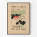 Vintage poster van magazine The Lotos – Retro bloemdecoratie voor aan de muur