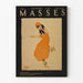 Vintage poster The Masses december 1915 illustratie mode jaren 1910