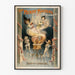 Vintage poster The Merry Maidens Burlesque Co muurdecoratie