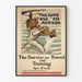 Vintage Marine Poster – Service, Travel, and Training for 17-35-year-olds