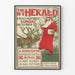 Vintage Poster The New York Herald Kersteditie 1896