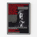 Vintage revolutionair poster van Bob Avakian en de Communistische Partij