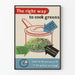 Vintage Kitchen Poster: The Best Method for Cooking Green Vegetables