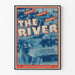 Vintage poster van de documentairefilm The River