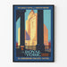 Vintage poster van The Royal York Toronto, iconisch hotel in art-decostijl