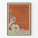 Vintage Poster of The Second Jungle Book by Rudyard Kipling