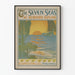 Vintage poster The Seven Seas by Rudyard Kipling