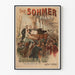 Vintage poster van The Sohmer Piano - Muziek wanddecoratie