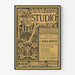 Vintage Poster The Studio - Illustrated Art Magazine