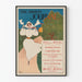 Vintage poster The Sunday Journal, Art Nouveau illustration