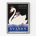 Vintage Film Poster The Swan with Royal Swan and Couple