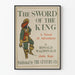Vintage poster The Sword of the King - retro wanddecoratie