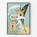 Art Nouveau Poster of The Waterbury Butterfly and Goddess