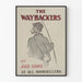 Vintage poster The Waybackers pencil drawing