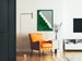 Poster The Western Wind ontwerp minimalistisch groen en wit