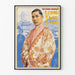 Vintage poster van Long Tack Sam in oosters kostuum