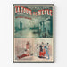 Oude Poster La Tour de Nesle Théâtre de la Gaîté