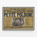 Poster Théâtre Gaîté - Twintigste Voorstelling La Petite Pologne — ingelijst kunstwerk aan de muur