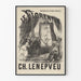 Vintage filmposter Le Florentin Opéra Comique, 3 acts