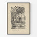 Oude poster Théâtre des Bouffes Parisiens Le Coq de Viroflay
