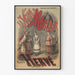 Theater Poster of the Variétés Theatro The Widow of the Malabar