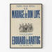 Vintage theaterposter Lyrique - Het huwelijk van Don Lope