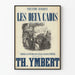Vintage Poster Théâtre Lyrique Les Deux Cadis