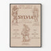 Vintage Poster of the National Opera Theatre - Ballet Sylvia in 3 Acts