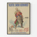 Poster Sarah Bernhardt Theater - Door het ijzer en door het vuur